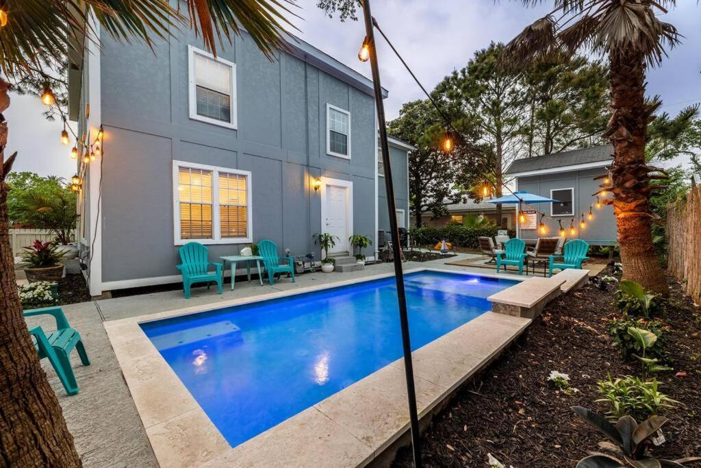 5/3 With A Heated Pool 2 Min From Beach, Updated Galveston Dış mekan fotoğraf