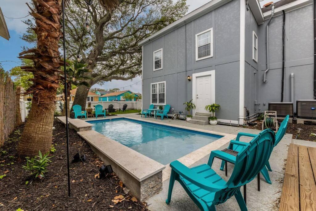 5/3 With A Heated Pool 2 Min From Beach, Updated Galveston Dış mekan fotoğraf