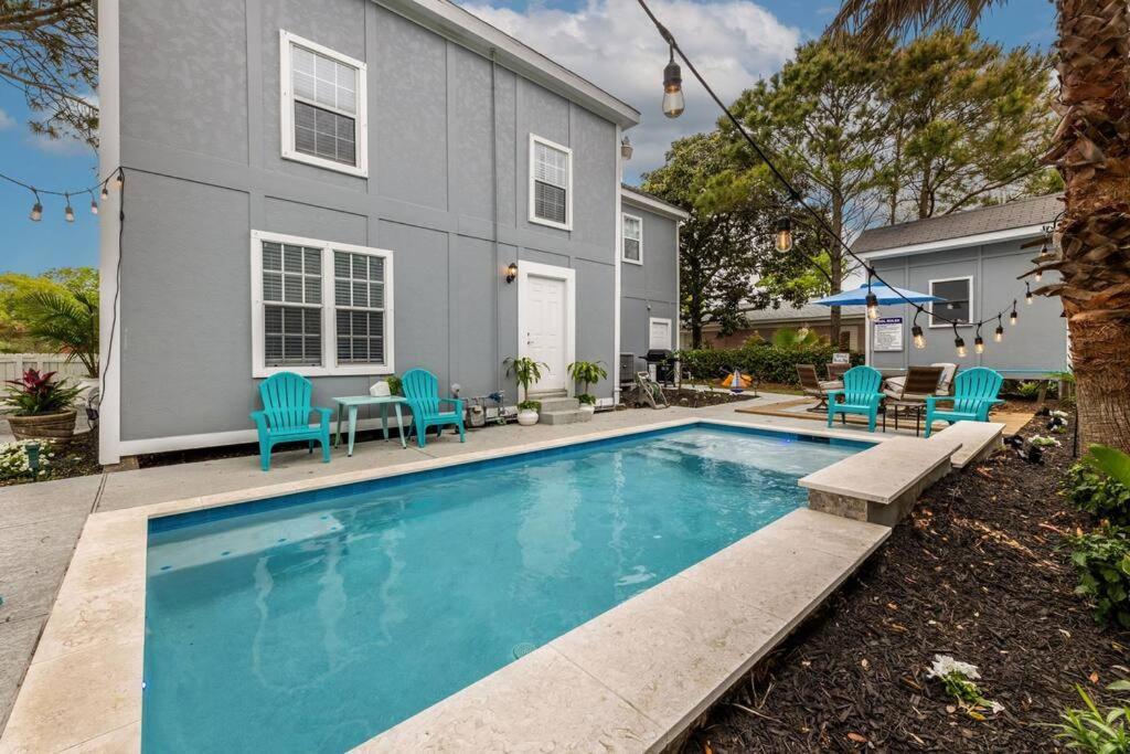 5/3 With A Heated Pool 2 Min From Beach, Updated Galveston Dış mekan fotoğraf